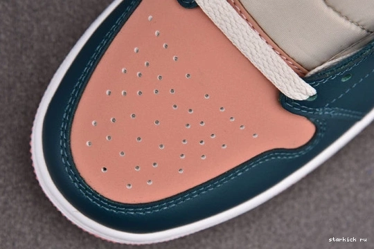 (W) BQ6472-308 Teal Green 1 Mid Jordan Dark  BQ6472-308 0410